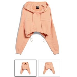 IVY PARK HOODED SHRUG AMBIENT BLUSH brand new